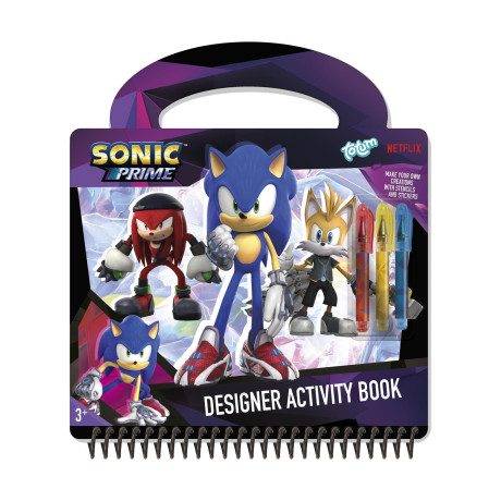 Totum: Sonic Prime - Designer Activity Book (Tt280519)