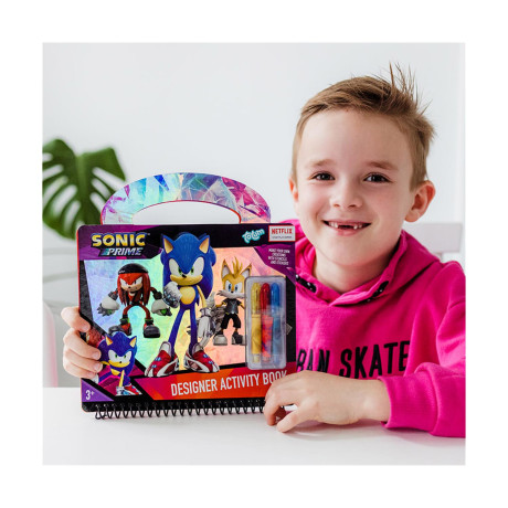 Totum: Sonic Prime - Designer Activity Book (Tt280519)