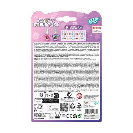 Totum: Gabby's Dollhouse - Nail Deco (Tt420939)