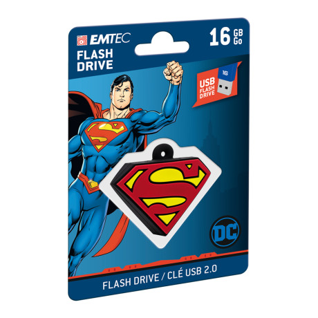 Emtec Flash usb 2.0 Collector dc Superman 16gb - Ecmmd16gdcc01