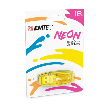 Emtec Usb2.0 C410 16gb  p2 Neon
