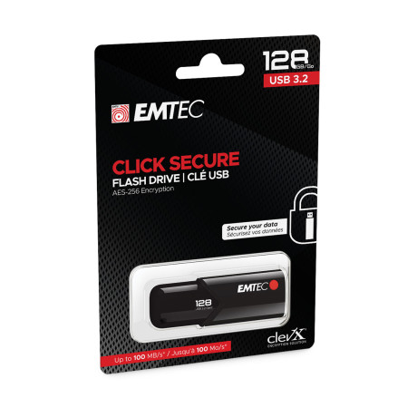 Emtec Usb3.2 Click Secure B120 128gb