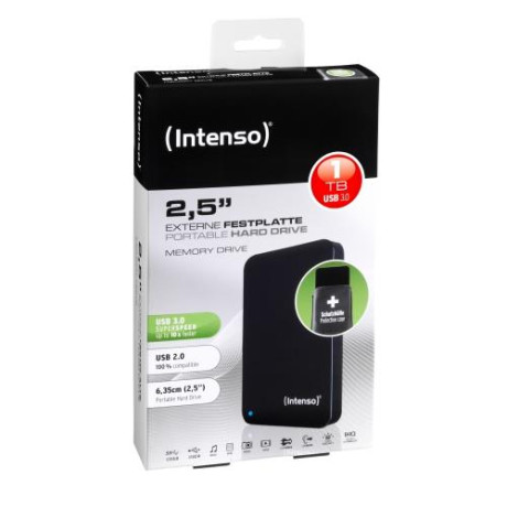 Portable hdd Intenso 1tb 3.0  2.5″ Black Memory Drive