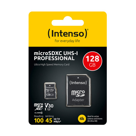Intenso 128gb Micro sd - uhs-i - Professional
