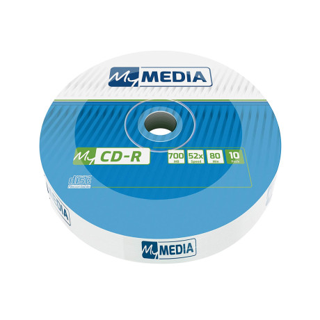 Mymedia - cdr 52x 10pk Wrap 700mb (by Verbatim)- 69204