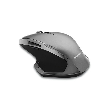 Verbatim 8-Button Wireless Blue led Mouse Ασύρματο Ποντίκι Γκρι - 49041