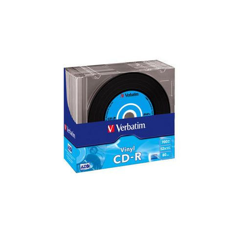 Cd-r Verbatim 43426 azo 700mb 52x Vinyl Surface 10t