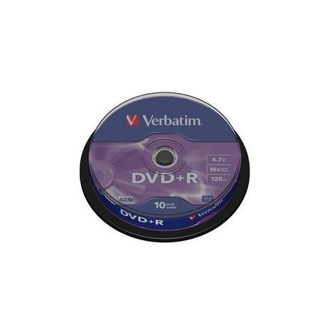 Dvd+r Verbatim 43498 azo 4.7gb 16x Matt Silver Surface