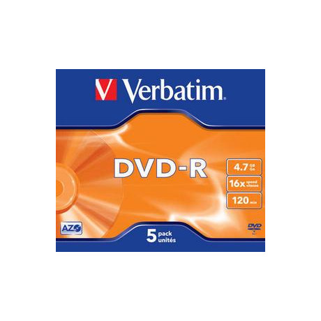 Dvd-r Verbatim 43519 azo 4.7gb 16x Matt Silver Surface