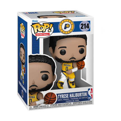Funko Pop! Basketball: Indiana Pacers - Tyrese Haliburton #214 Vinyl Figure