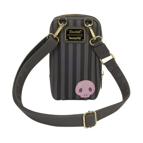Loungefly Sanrio: Kuromi 20th Anniversary Cell Phone Crossbody bag With Coin bag (Santb1759)