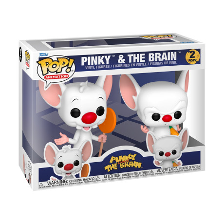 Funko Pop! 2-Pack Animation: Pinky & the Brain Vinyl Figures
