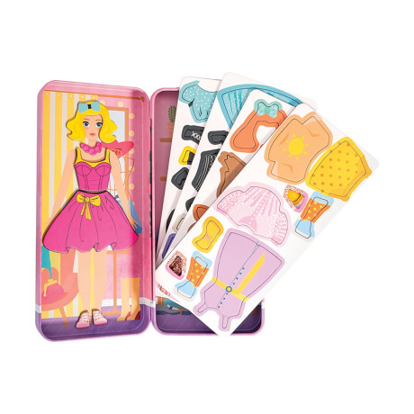 As Happihobbi: Fashion Girl - Magnet tin (1029-64074)