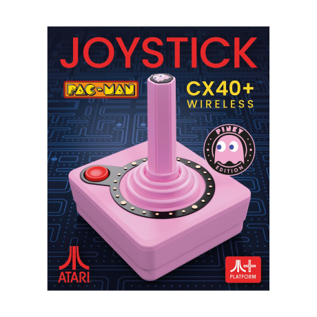Atari pac-Man: Cx40+ Wireless Joystick - Pinky