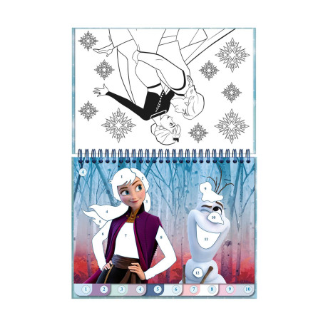 Totum: Disney Frozen - Sticker by Number pad (Tt681576)