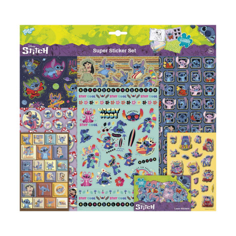 Totum: Disney Stitch - Super Sticker set (Tt700062)