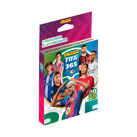 Panini Fifa 365 2026: Blister of 8 Packs (5 Stickers per Pack)