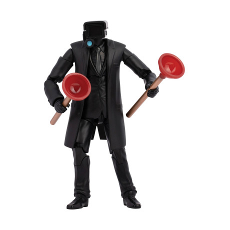 As Skibidi Toilet: Deluxe Figure Series one - Plungerman Action Figure 15cm (66695)