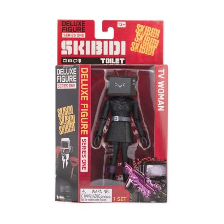 As Skibidi Toilet: Deluxe Figure Series one - tv Woman Action Figure 15cm (66693)