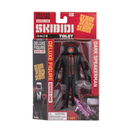 As Skibidi Toilet: Deluxe Figure Series one - Dark Speakerman Action Figure 15cm (66694)