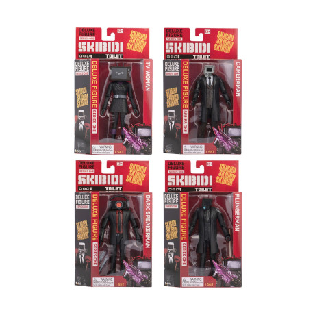 As Skibidi Toilet: Deluxe Figure Series one - Dark Speakerman Action Figure 15cm (66694)