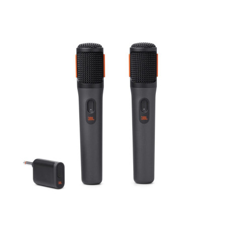 Jbl Wireless Digital mic x2 and Dongle Receiver, 6.35mm (Black) - Jblpbwirelessmic