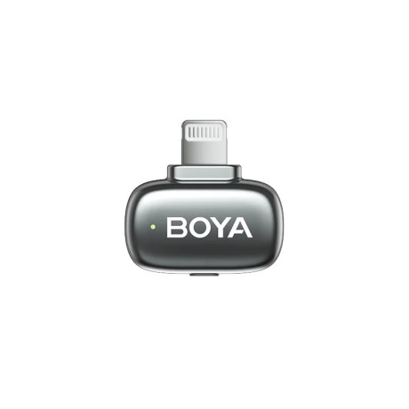 Boya Mini 2 Lightning & Type-c -Space Grey, 2,4ghz 2mic Wireless ai-anc mic w. Charging box