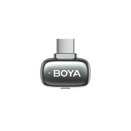 Boya Mini 2 Type-c Space Gray, 2,4ghz 2mic Wireless ai-anc mic w. Charging box Mono/stereo/safety-tr