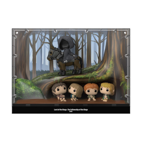 Funko Pop! Moments Deluxe: the Lord of the Rings - the Fellowship of the Ring - Ringwraith / Frodo / Pippin / Samwise / Merry #09 Vinyl Figure