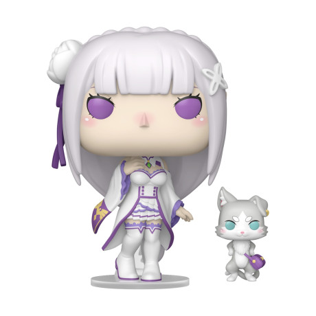 Funko Pop! Animation: Re:zero: Starting Life in Another World - Emilia With Puck #2112 Vinyl Figures