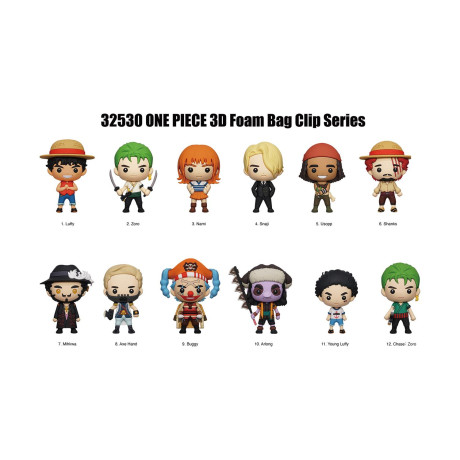 Monogram: one Piece (Series1) (Blind Bag/random) 3d Foam bag Clips Figures (32530)