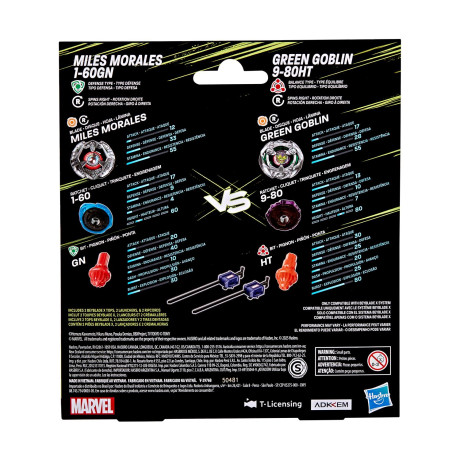 Hasbro bey Blade: Marvel Collab - Multipack Miles Morales Green Goblin (G1691)