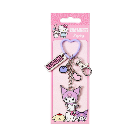 Carat Shop Hello Kitty - Kuromi Keyring With Charms (Hkkr0017)