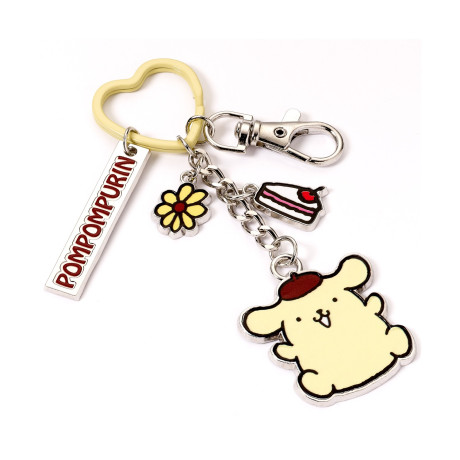 Carat Shop Hello Kitty - Pompompurin Keyring With Charms (Hkkr0018)
