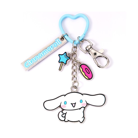 Carat Shop Hello Kitty - Cinnamoroll Keyring With Charms (Hkkr0019)