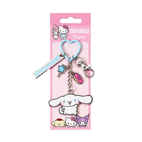 Carat Shop Hello Kitty - Cinnamoroll Keyring With Charms (Hkkr0019)