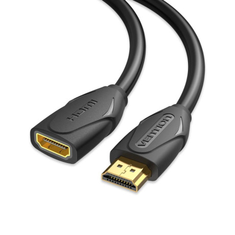 Vention Hdmi Extension Cable 0.5m Black (Vaa-b06-B050) (Venvaa-b06-B050)