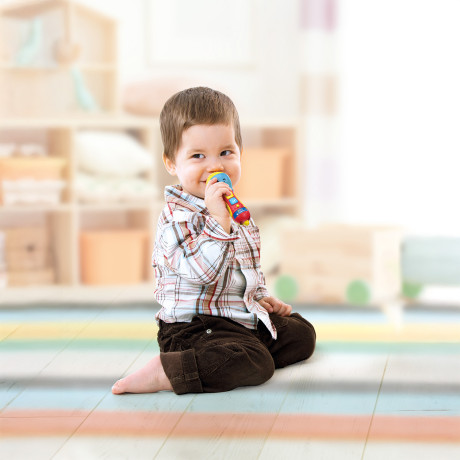 Baby Clementoni Βρεφικό Παιχνίδι Baby Mικρόφωνο - Μιλάει Ελληνικά - Για 10-36 Μηνών