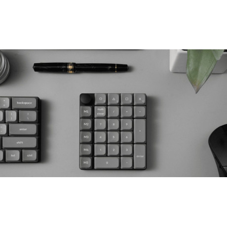 Keychron k0 max (K0m-h1) qmk Wireless Custom num pad Mechanical low Profile red Switch rgb hot-Swap