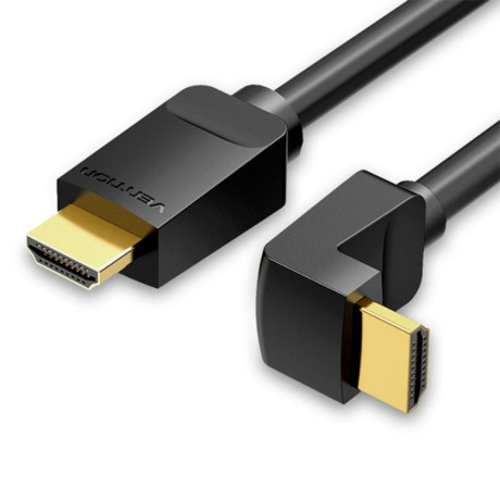 Vention Hdmi Right Angle Cable 90° 1m Black (Aarbf) (Venaarbf)