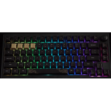 Keychron Black Myth Wukong Wireless Mech Keyboard (Wkd-21) Deluxe ed. ttc Gold Pink Switch 75% us