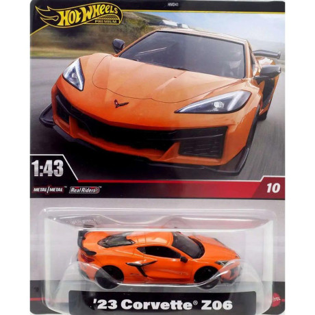 Mattel hot Wheels Premium: Real Riders - '23 Corvette z06 (1:43rd) (Hwt05)