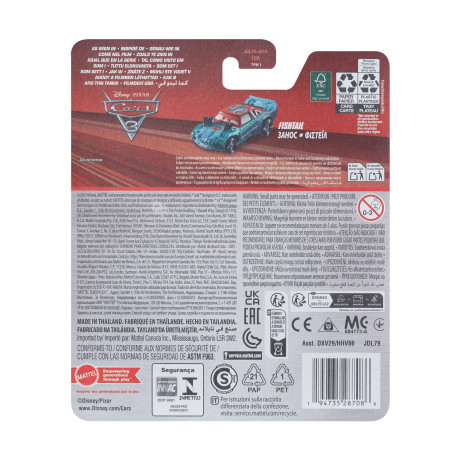 Mattel Disney Pixar: Cars - Fishtail Vehicle (Jdl79)