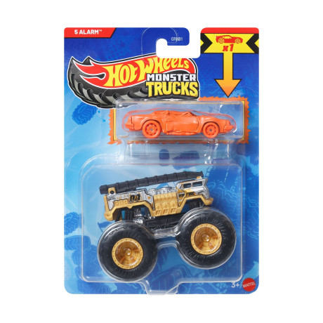 Mattel hot Wheels: Monster Trucks - 5 Alarm 2 Pack Vehicles (Jjt59)