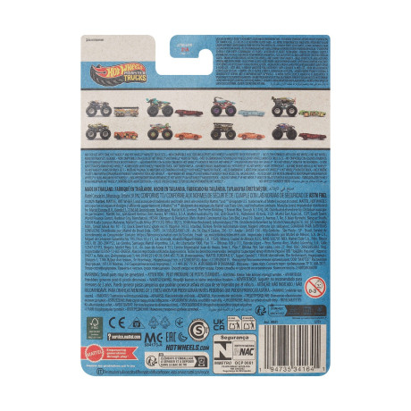 Mattel hot Wheels: Monster Trucks - Airplane Mode 2 Pack Vehicles (Jjt53)