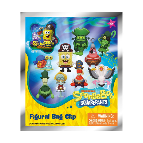 Monogram: the Spongebob Squarepants Movie: Search for Squarepants (Series1) (Blind Bag/random) 3d Foam bag Clips Figures (63195)