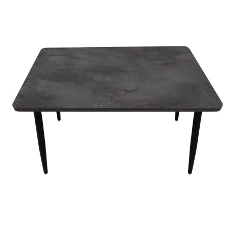 Τραπέζι Levico Megapap mdf - Μεταλλικό Χρώμα Σκούρο Γκρι Σκυροδέματος 120x70x75εκ.