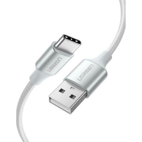 Ugreen Nickel-Plated usb-c Cable Qc3.0 1m White (60131) (Ugr60131)