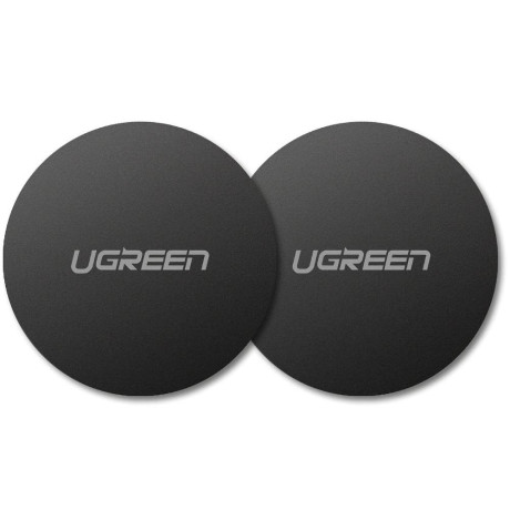Ugreen 2x Metal Plate for Magnetic car Holder Black(30836) (Ugr30836)