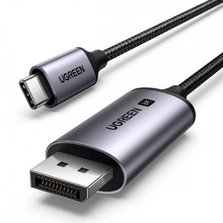 Ugreen Καλώδιο Cm556 usb-c σε Displayport 8k 1m Μαύρο (25157) (Ugr25157)